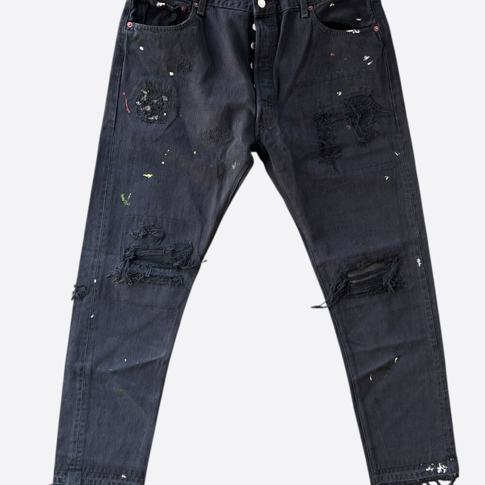 Gallery Dept Black Paint Splatter 5001 Denim Jeans